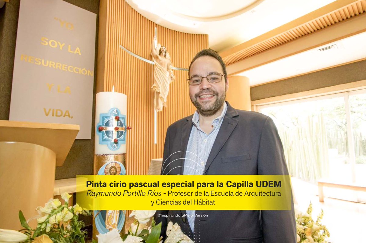 El profesor de la UDEM elaboró esta pieza a partir de técnicas tradicionales y contemporáneas para la devoción de la comunidad creyente. 🙏✨ 

#InspirandoTuMejorVersión