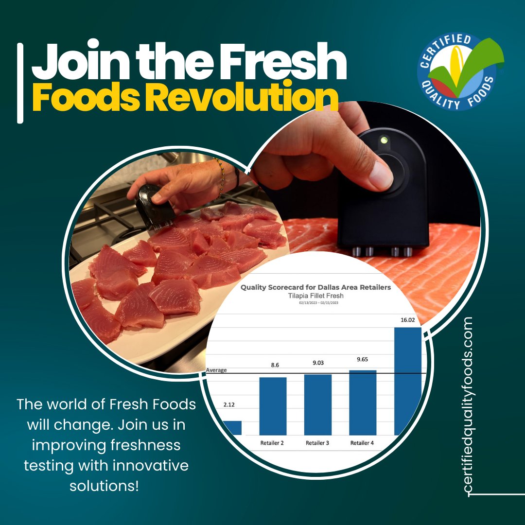 Join the FRESH FOODS REVOLUTION  today! We are changing how perishable foods are bought &amp; sold for a more sustainable and transparent food supply chain.

#CQF #FreshFood #KnowYourNumbers #FreshFoodsRevolution #FoodSupply #KeepFoodAccountable #TakeBackTheFoodChain