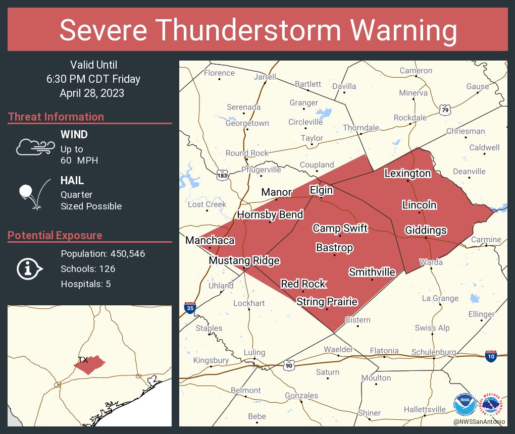 Art Garcia on Twitter "RT NWSSanAntonio Severe Thunderstorm Warning