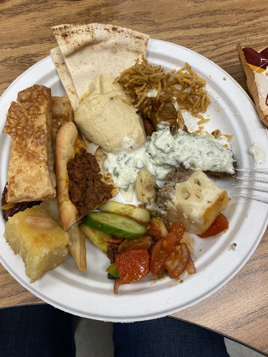 Loved this Taste of Culture from our Arabic speaking families and the Finjan Qahwa group. Thank you for such a treat and for sharing a little bit of yourselves with us. @PotowmackES #ArabHeritageMonth #EaglesDeserveIt23 #LuckiestTeachers