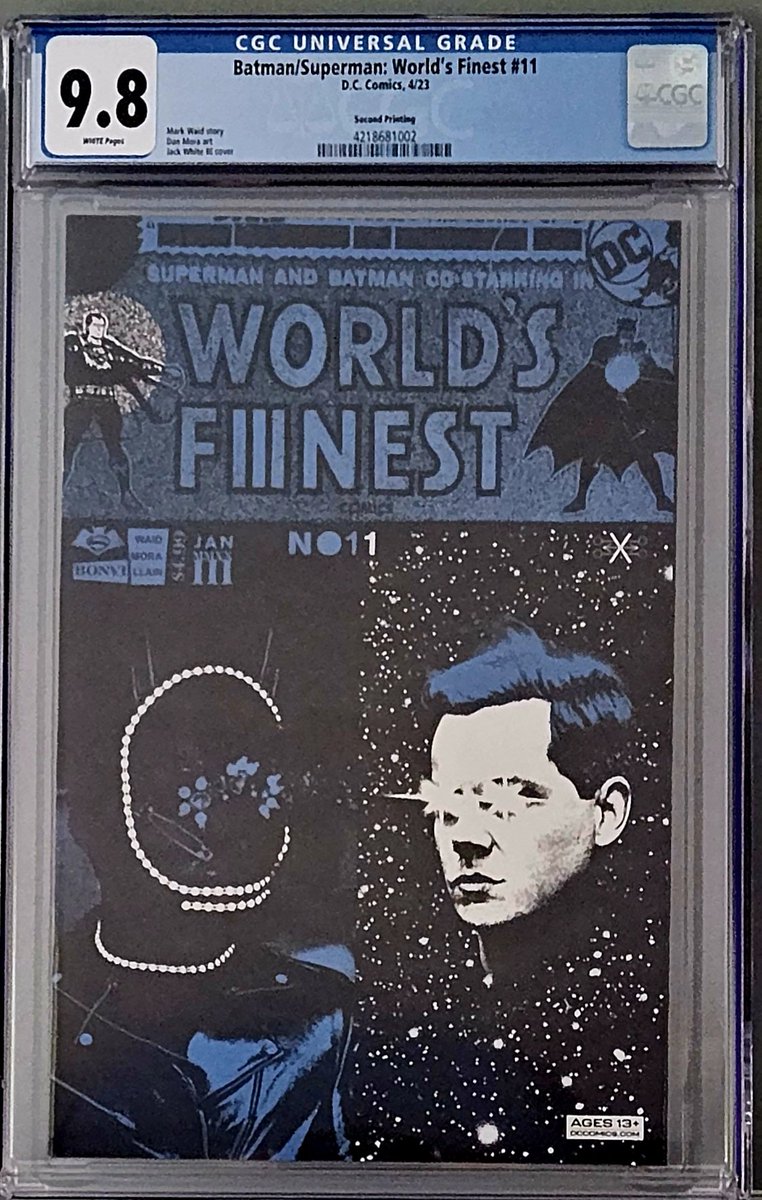 PrinceofWade's tweet photo. My wife is not a comic book person but she's very supportive of my obsession and a huge #jackwhite fan! So I got her this! The Hot White variant. #dccomics https://t.co/DFYQ893iOP