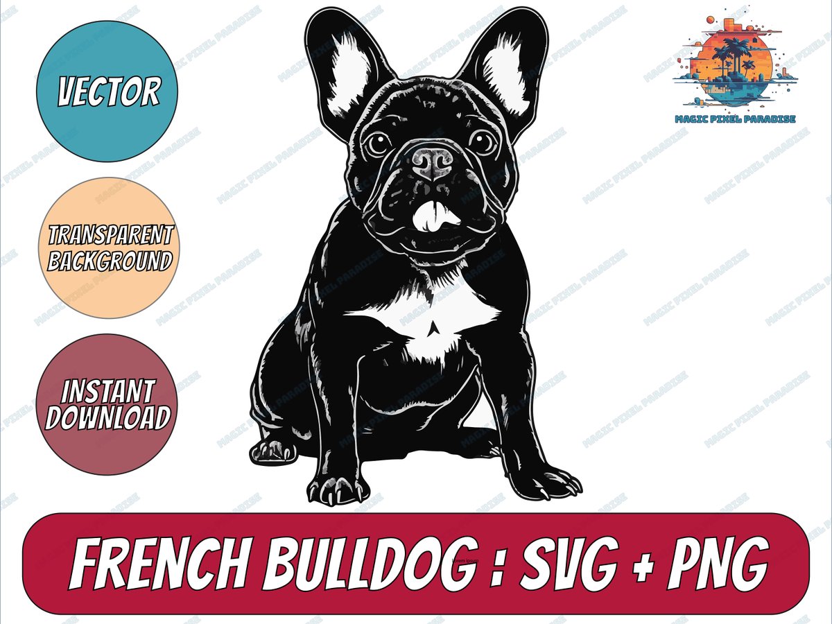 AriaMagicPixel's tweet photo. ๐ถ๐New & cute! Frenchie lovers, get your paws on our latest #Etsy addition: French Bulldog SVG, perfect for Cricut & more! ๐พ๐คฉ https://t.co/ohlPz9ZJEH #frenchie #svg #animal #cricutfile #puppylove https://t.co/JLtGwXcamo