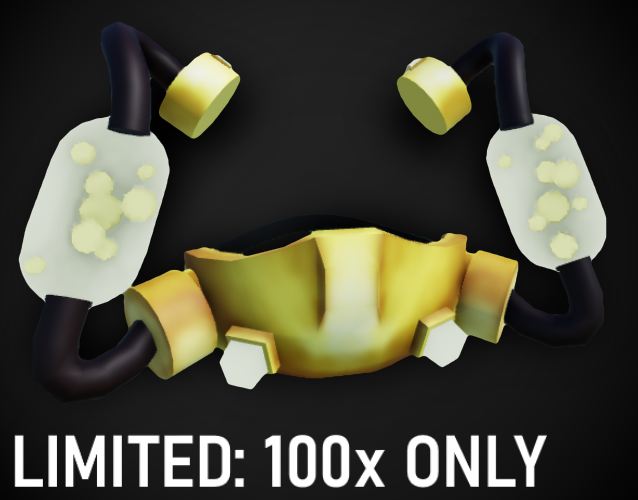 LIMITED ✨golden✨ version of the Mecha Face Mask!

Get it here: roblox.com/catalog/132803…

More exclusive golden items coming soon👀
#Roblox #RobloxUGC #RobloxLimitedUGC