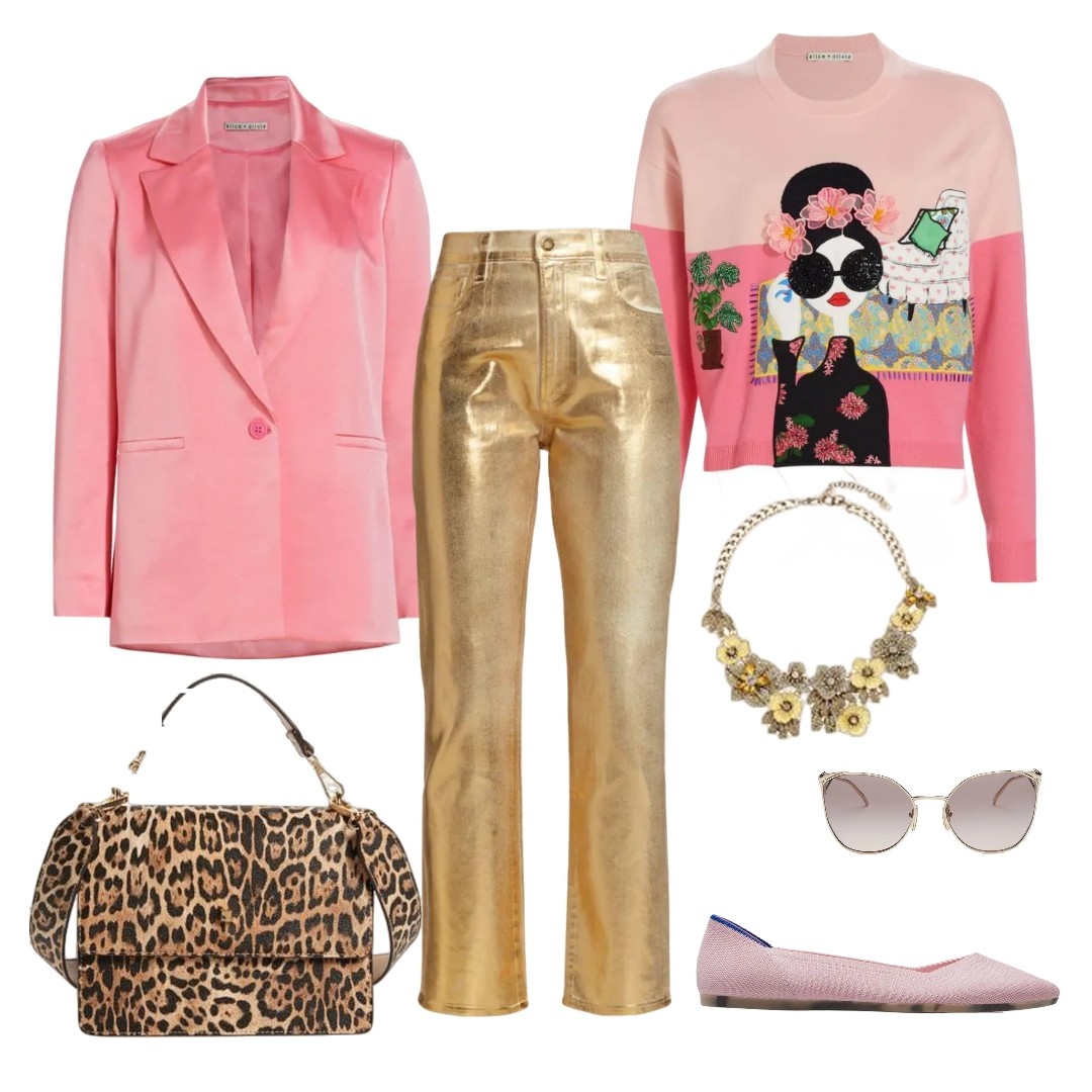 CandiceJaneen's tweet photo. Paving the way in pink and gold⁠. #closetcandi #dresswithintention⁠
⁠
⁠
⁠
Shop The Look at https://t.co/XDBDgNKDIY⁠
⁠
⁠
#knitwear #denim #jeans #clothing ⁠
#knit #aliceandolivia #pink #goldenim ⁠
#smartcasual #shopthelook #shopsharetv⁠ https://t.co/Kme80Mb414