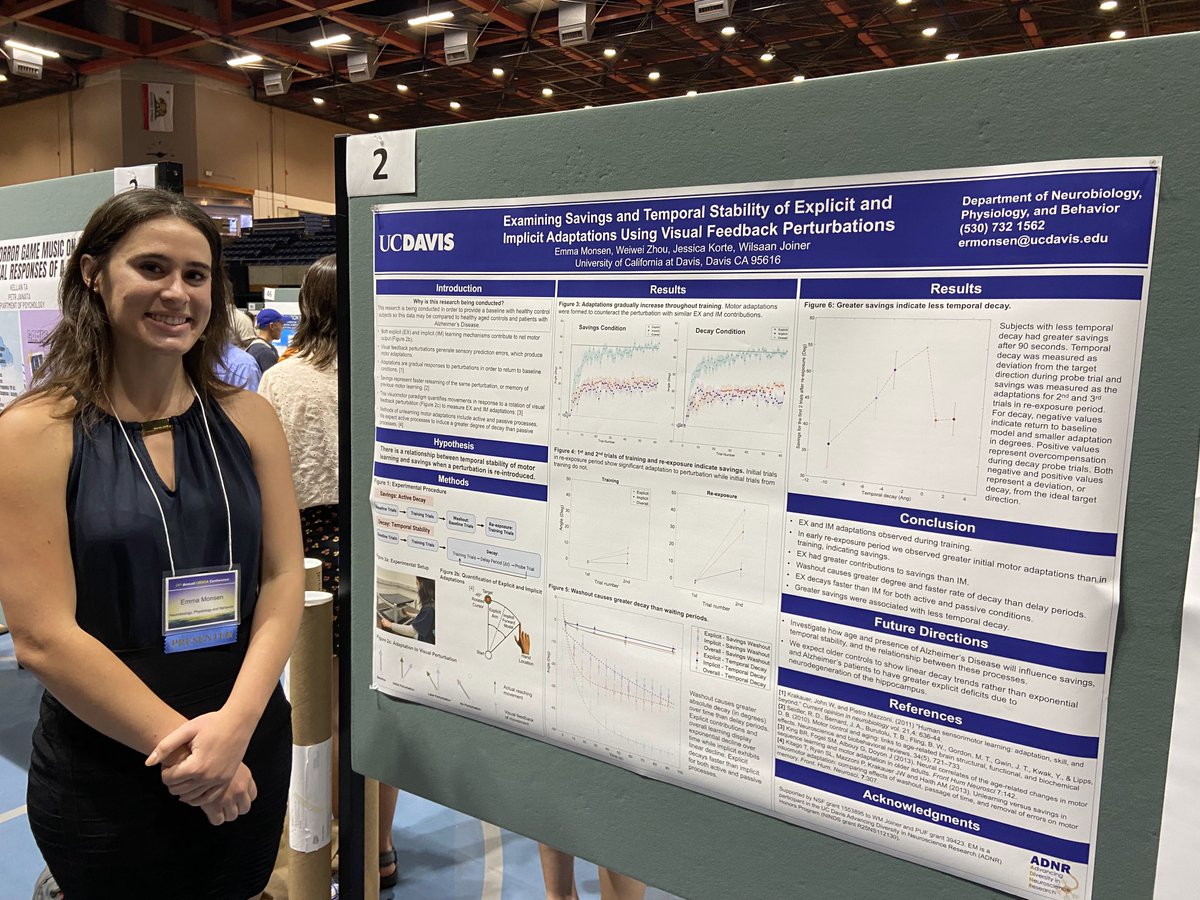 UCDmotorlab's tweet photo. Our undergraduate researchers did such a great job presenting at the @ucdavis @UcdUrc Student Symposium! @kareelynnn,  Sonia Bhaskaran, @HalyKatelyn, Emma Monsen https://t.co/ohoghqwS8c