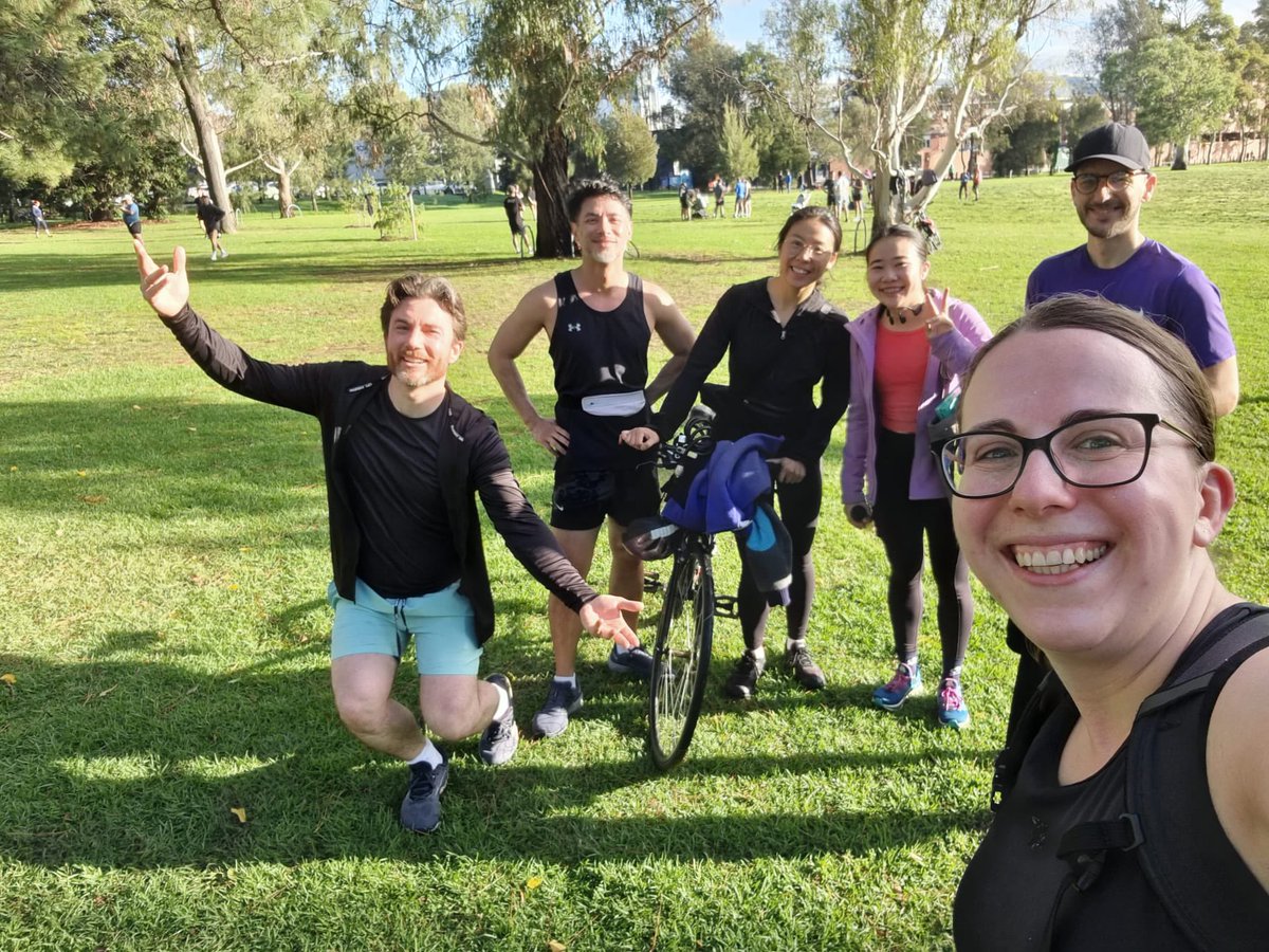 Week 12 for the saturday parkrun Startup Striders ❤️‍🔥

Now brought to you from Sydney AND Melbourne 🔥

If you want to join comment or DM me 🤗