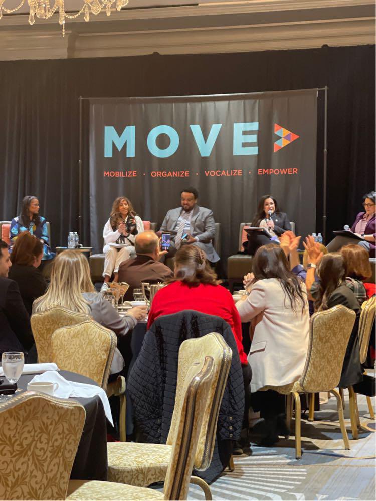 Another amazing day at MOVE 2023! 🙌 The “Democracy Deconstructed” panelists brought some beautiful insights that left us all inspired. #MOVE2023