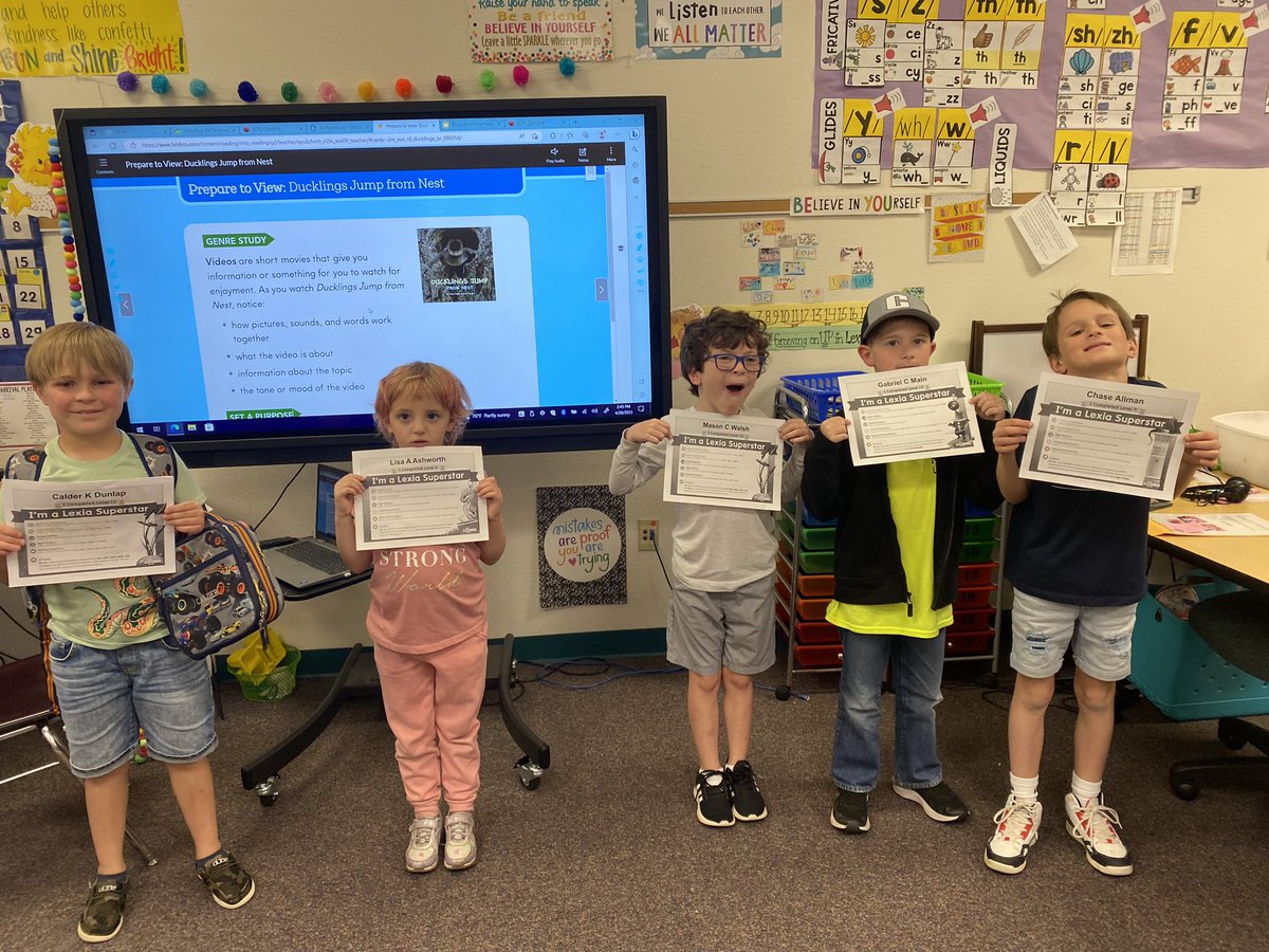 BSAntrobus's tweet photo. Super proud of these kiddos and their hard work this week with Lexia! Way to use your time wisely!! 😃👍💜 https://t.co/rqkPa3g8yE