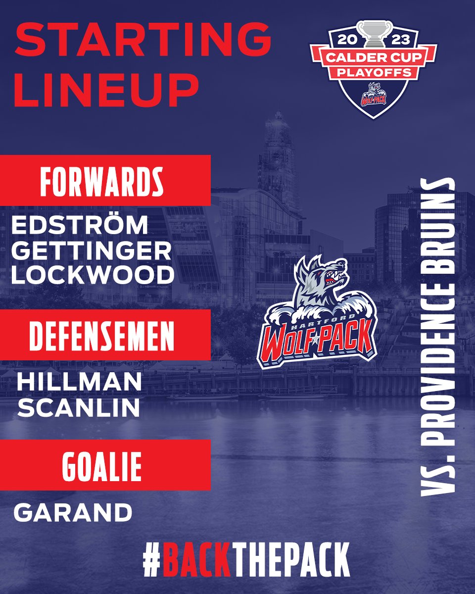 x Hartford Wolf Pack on Twitter "STARTIN' OUT"