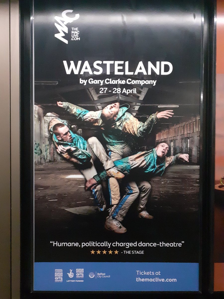 ClareAye's tweet photo. This was AMAZING! Best show I have seen in years. Unreal. 👏🏻 I'll be looking out for @GaryClarkeCo returning to @TheMACBelfast https://t.co/tWgHrKbEks
