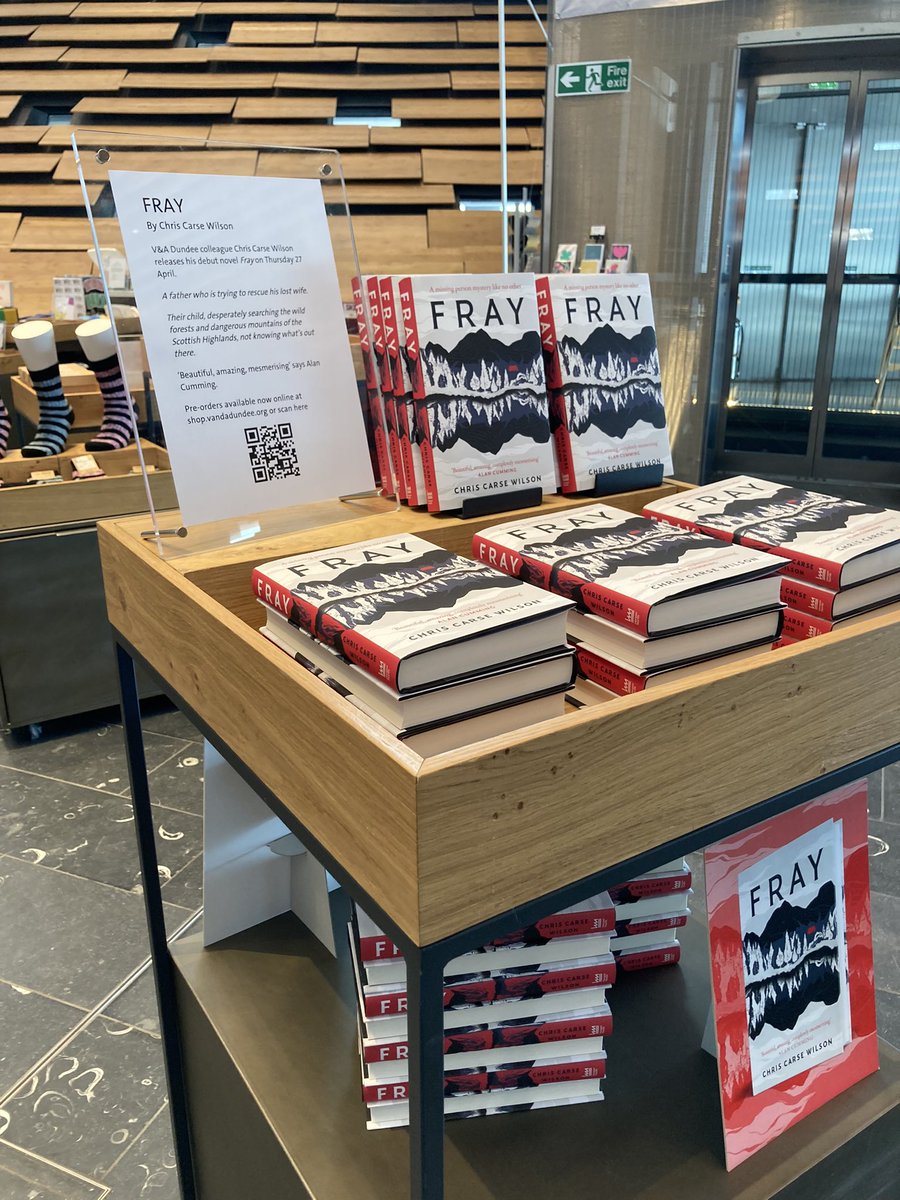 Jennie Patterson (@jennie_patt) on Twitter photo Debut novel #Fray by <a href="/chriscarsewilso/">Chris Carse Wilson</a> launched <a href="/VADundee/">V&A Dundee</a> tonight, with lots of praise from <a href="/nickbarleyedin/">Nick Barley</a> of Edinburgh Book Festival, Waterstones, the book publishing industry. And me!
This is a brilliant read. I couldn’t put it down. Congrats 🎉 Chris. waterstones.com/book/fray/chri… Debut novel #Fray by <a href="/chriscarsewilso/">Chris Carse Wilson</a> launched <a href="/VADundee/">V&A Dundee</a> tonight, with lots of praise from <a href="/nickbarleyedin/">Nick Barley</a> of Edinburgh Book Festival, Waterstones, the book publishing industry. And me!
This is a brilliant read. I couldn’t put it down. Congrats 🎉 Chris. waterstones.com/book/fray/chri…