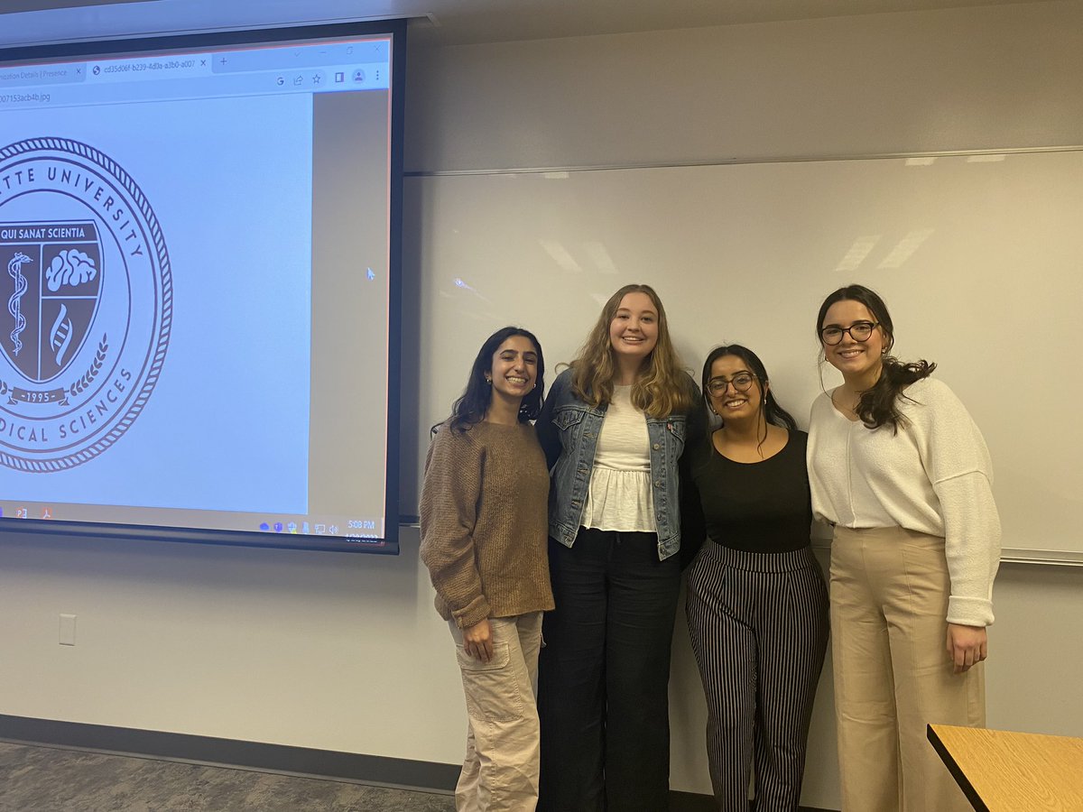 balkhy's tweet photo. Congratulations to our BISC interns @MU_BISC @MarquetteCHS for their great work this semester. We thank our community partners for providing these experiences for our pre-health students and future healthcare professionals. Go BISC INTERNS!!!! https://t.co/ATxA3u0VAR