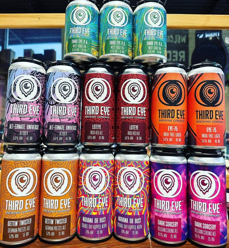 Super fresh beers from <a href="/thirdeyebrewing/">Third Eye Brewing</a> just rolled in -

#thirdeyebrewingcompany #thirdeyebrewingco instagr.am/p/CrmLB3Eu1xq/