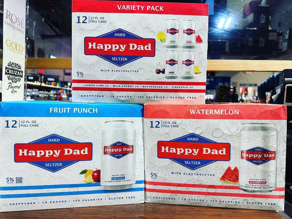 Come get some Happy Dad Seltzer <a href="/happydad/">Happy Dad</a> 🎉 <a href="/nelkboys/">Nelk Boys</a> 
Available in 12PKs instagr.am/p/CrmK5X1OJZ3/