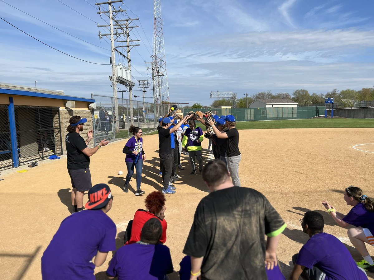 We had a blast with our friends from AVAC today! The energy was contagious and there were smiles all around! <a href="/SteelmnSoftball/">Steelmen Softball</a> 

<a href="/JolietCentralAD/">Joliet Central Athletics</a>