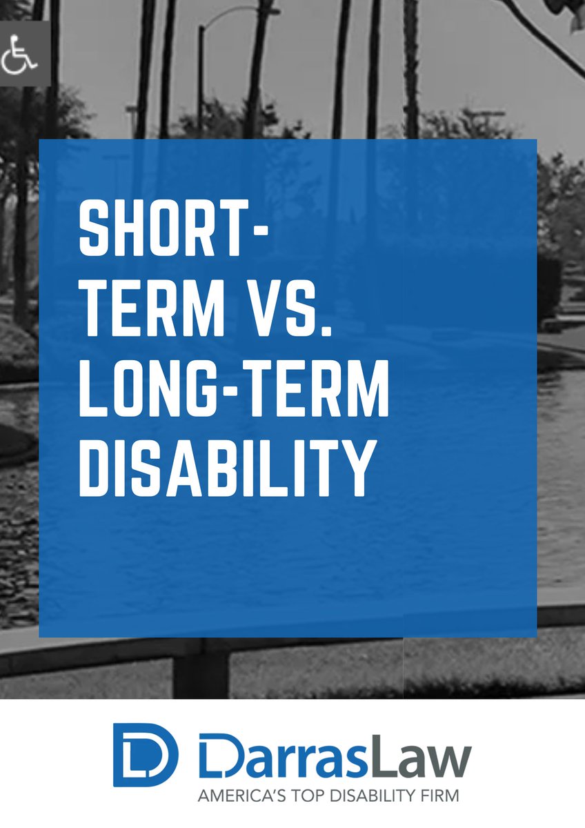 DarrasLaw's tweet photo. Short-term disability and long-term disability are both coverages worth exploring. Knowing the differences between them is a crucial first step in determining the policy that meets your needs. 

Learn more about these various disability coverages at:
https://t.co/KS1dxm3ZMz https://t.co/cexlMxjIC7