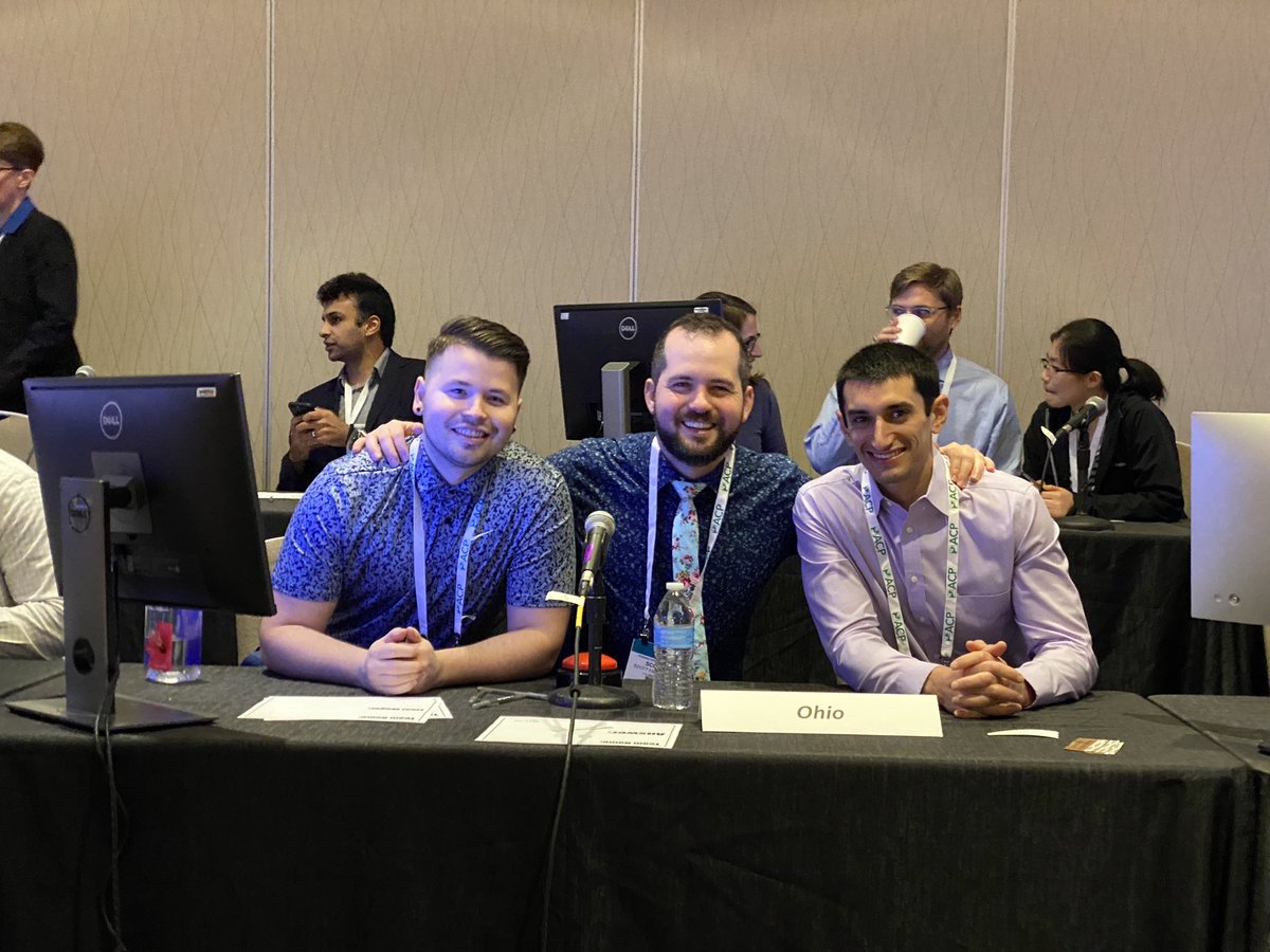 We got <a href="/OhioStateIMRes/">Ohio State Internal Medicine Residency</a> team representing <a href="/OhioAcp/">ACP Ohio</a> in the Semi-finals at Doctor's Dilemma #IM2023 <a href="/ACPIMPhysicians/">ACP</a>