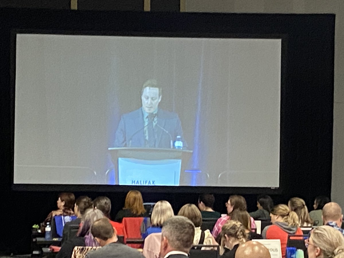 President <a href="/ryanlutes/">Ryan Lutes</a> officially opens the 102nd NSTU Annual Council. #nsed