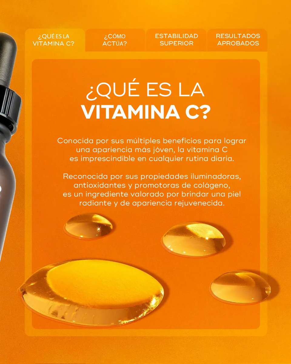 Medik8Mexico's tweet photo. DESLIZA ➡️ y GUARDA esta publicación para conocer todo lo que necesitas saber sobre la vitamina C🧡el poderoso antioxidante que se encuentra en nuestra gama C-Tetra más vendida💧
.
.
.
#Medik8 #Medik8Skincare #CTetraLuxe #CTetra #VitaminC #VitaminCSkincare #VitaminCSerum https://t.co/c9FbgGJrQw