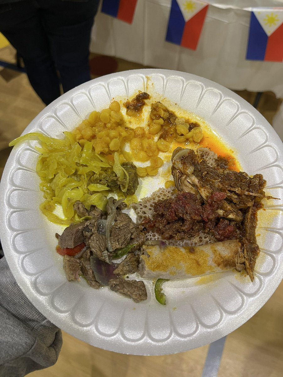 Another wonderful International Night at <a href="/APS_FleetES/">Fleet ES</a>!! Ethiopian coffee and food secured 🥰