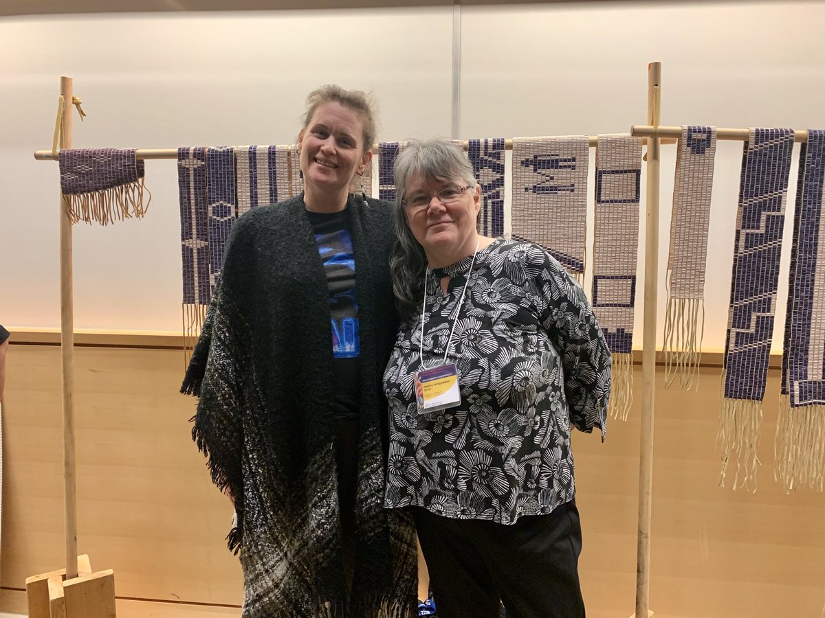 jesannwa's tweet image. #grateful to Brian Charles for teaching us about the history of #Anishinaabe Wampum Belts. I had no idea the history of this land had been recorded in this way! And far more accurately than my colonizing ancestors did might I add! #IkMath2023 #Truth #History