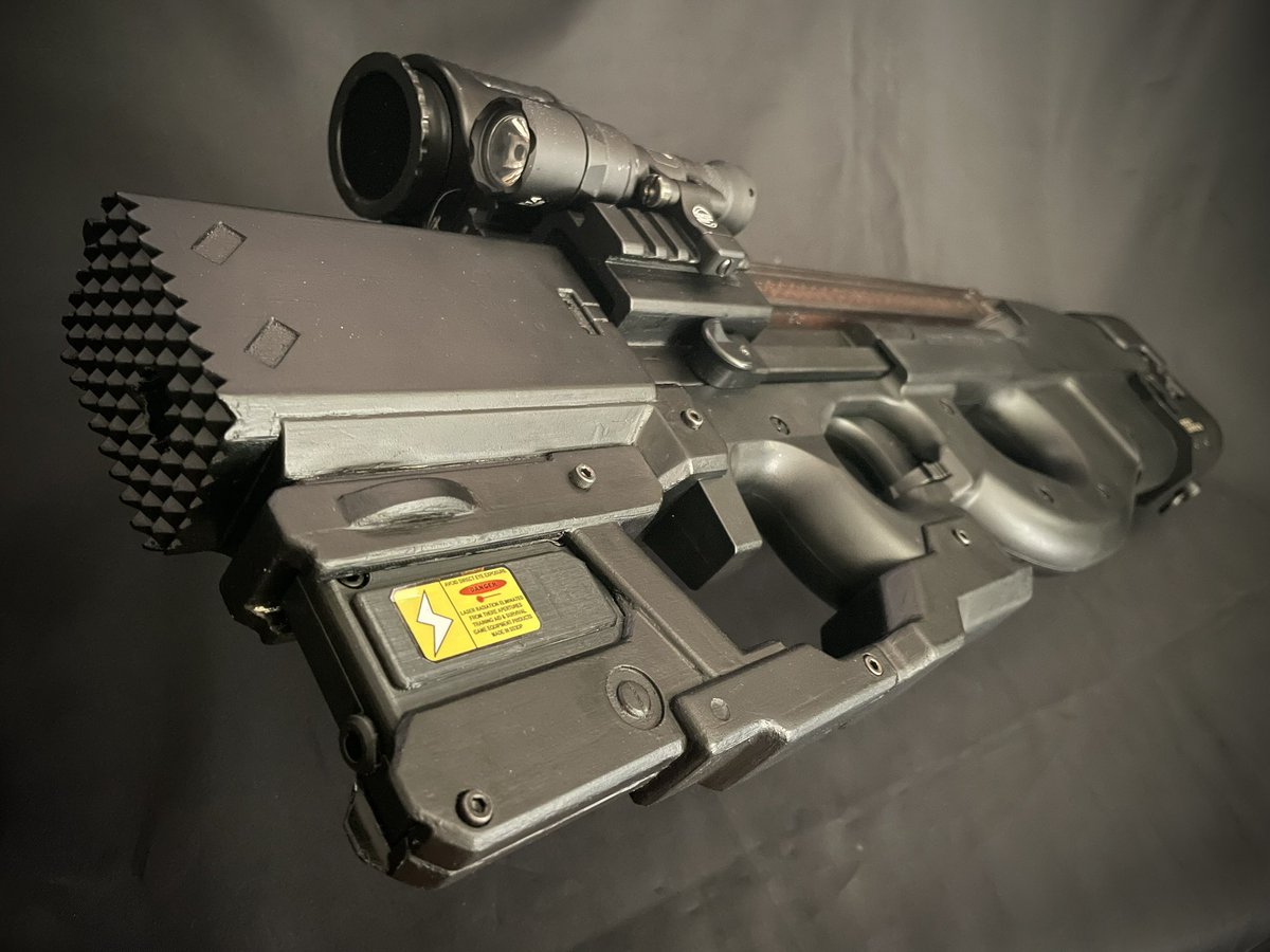 P90 Dモデル バリアブルストックバージョン完成。 #SS3DP #P90 #NIKKE