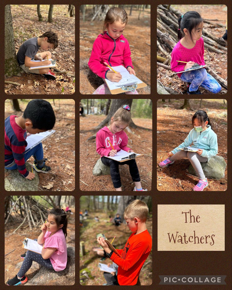 mrslbulldogs's tweet image. Inspired by Jane Goodall these WATCHERS headed to the woods to observe- not as “just second graders” but as second grade scientists! Used (almost) all our senses &amp;amp; documented our observations ! @BlanchardMem #AllWelcomED