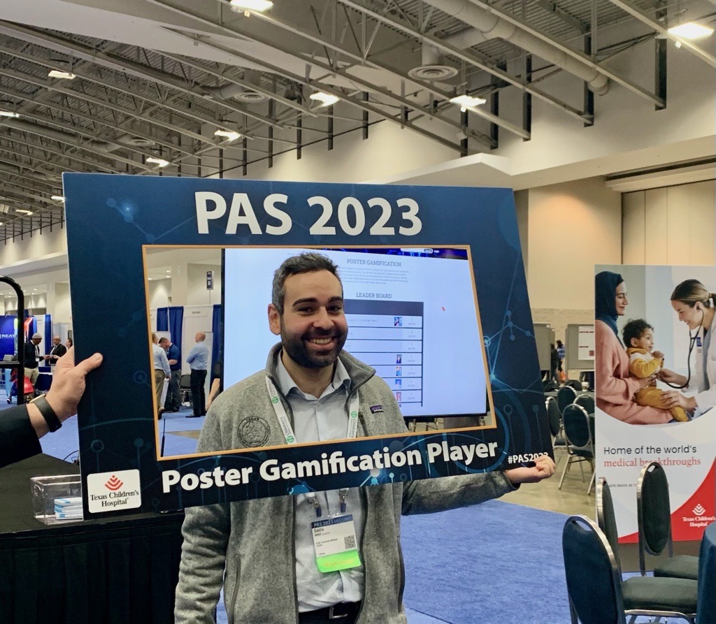 Our 1st Place Post Gamification Winner is Sasha Amiri! 🏆#postergamification #PAS2023