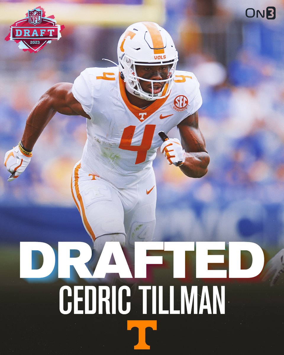 On3 on Twitter "The Cleveland Browns select Tennessee WR Cedric
