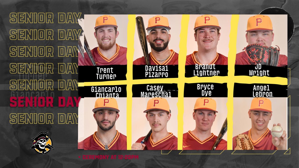 ParkPirates's tweet photo. ⚾️, We look forward to celebrating our eight seniors tomorrow at Comfort Field! Join us for a 12:20pm ceremony and then watch Park take on Missouri Valley to decide who gets in to the @HeartSportsNews Conference Tournament!
#GoPirates🏴‍☠️
📺https://t.co/44gZEWcah6 https://t.co/zZ1lonXXYe