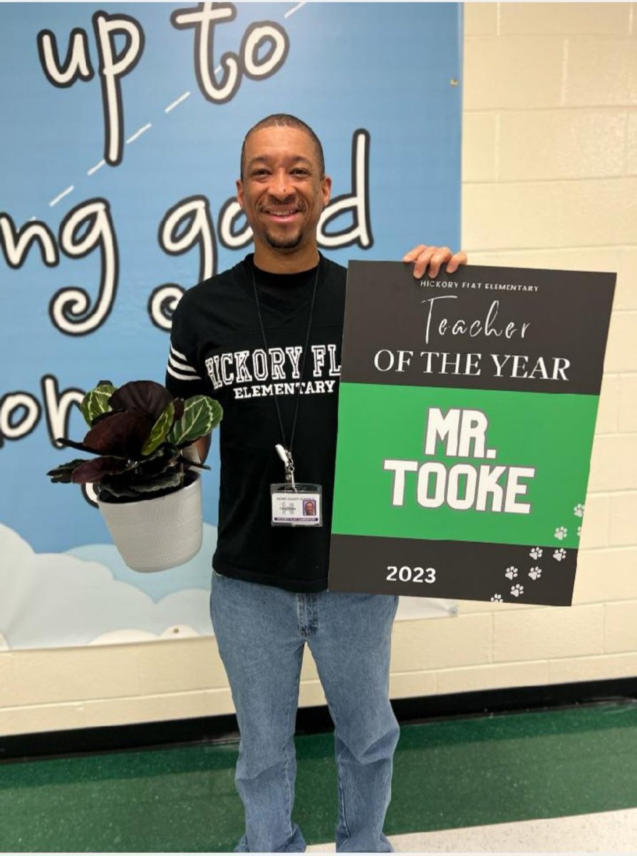 Hickory Flat Elementary (@hfemiway) on Twitter photo It was a great morning to celebrate our incredible Teacher of the Year, <a href="/ctooke73/">Carey Tooke</a>!  I wish I had captured the applause & cheers of our staff when some of his students announced why he was selected.  This award is well deserved, Mr. Tooke!  I am so proud of you!  #YouBelonginHenry It was a great morning to celebrate our incredible Teacher of the Year, <a href="/ctooke73/">Carey Tooke</a>!  I wish I had captured the applause & cheers of our staff when some of his students announced why he was selected.  This award is well deserved, Mr. Tooke!  I am so proud of you!  #YouBelonginHenry