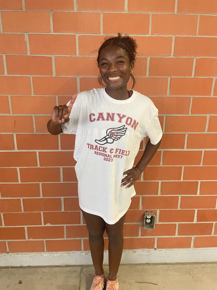 Headed to the state track meet!! Grace Conley placed 1st in the triple jump & 3rd in the long jump. See you in Austin! @DavissonDustin @CanyonHS_ABC @Marshakh10 @BMar1842 @DrChapmanCISD @CoachLeonardTX