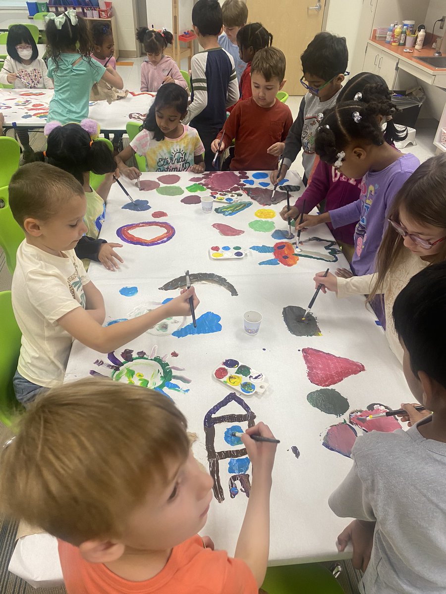 Art Day our kinderhawk had so much fun 🎨🖌️💝