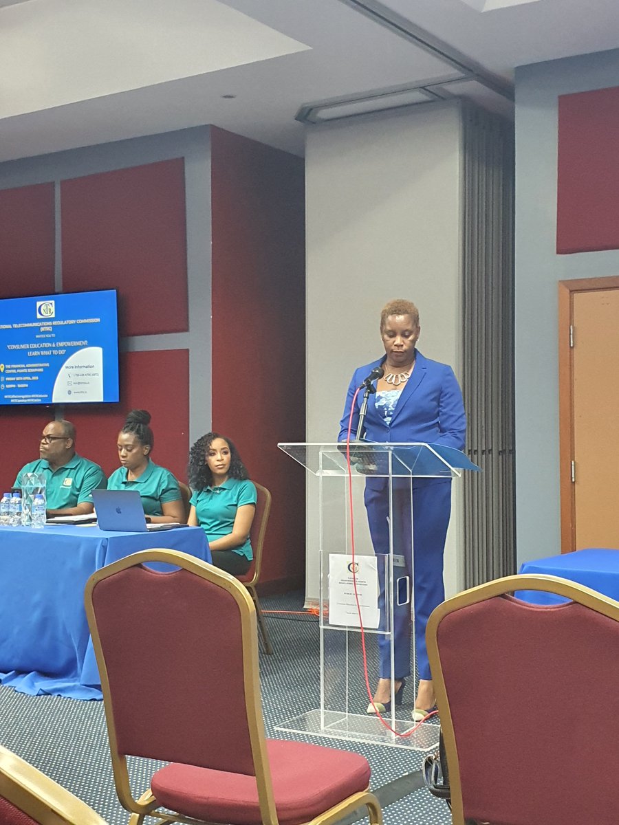 Join the NTRC Saint Lucia for their 'Consumer Education & Empowerment: Learn what to do' Lecture taking place now!

View the hybrid event: youtube.com/live/CDVlGilAL… or on 
facebook.com/ntrcstlucia?__…

#consumerrights #electroniccommunications #regulators #qualityofservice

13m