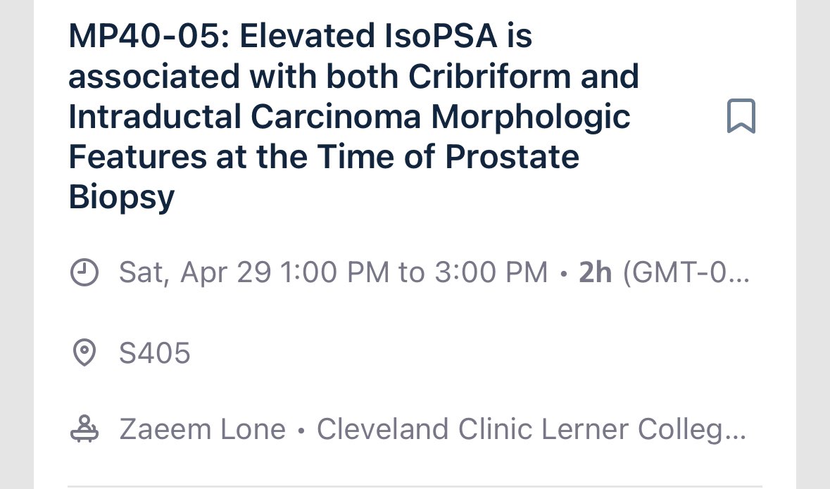Zaeem Lone (@zaeemlone_) on Twitter photo Excited to be in Chicago at #AUA2023! Looking forward to presenting our work tomorrow on how IsoPSA can unmask other unfavorable morphology at the time of prostate biopsy. Very appreciative of the mentorship of <a href="/JaneNguyen44/">Jane K Nguyen MD PhD</a> and <a href="/cjweight/">Chris Weight</a>! <a href="/CleClinicUro/">Cleveland Clinic Urology</a> @CleClinicLCM Excited to be in Chicago at #AUA2023! Looking forward to presenting our work tomorrow on how IsoPSA can unmask other unfavorable morphology at the time of prostate biopsy. Very appreciative of the mentorship of <a href="/JaneNguyen44/">Jane K Nguyen MD PhD</a> and <a href="/cjweight/">Chris Weight</a>! <a href="/CleClinicUro/">Cleveland Clinic Urology</a> @CleClinicLCM