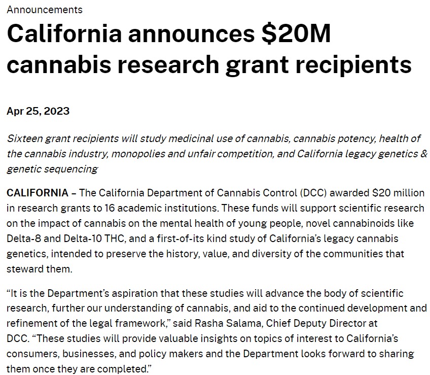 AnthroCSUN's tweet photo. Dr. Giraudo is Co-PI of a study that will identify and help to preserve the diversity of California's legacy cannabis genetics and the communities that steward them. Her team was awarded a $2.7M research grant by The CA DCC. Congratulations, Dr. Giraudo! Article link in bio! https://t.co/Jzropsw6mi