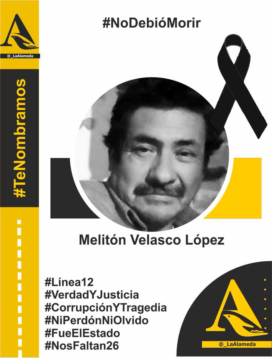 #SiemprePresente Melitón Velasco, 48 años, 3/5/21