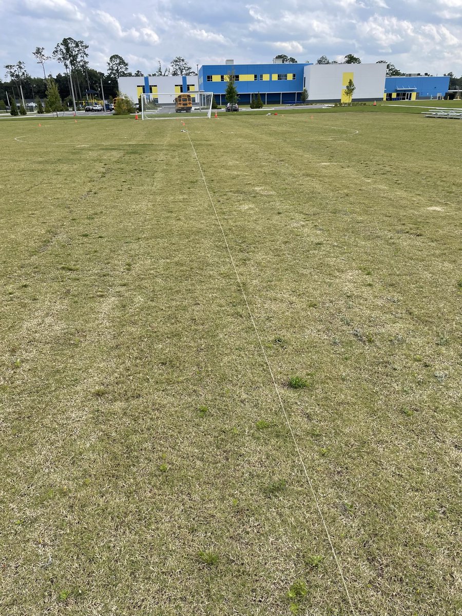 StowersKamren's tweet photo. Just got done volunteering to help stripe the soccer field at the local middle school and it was such a fulfilling experience! Giving back to the community is so important. So let's all do our part to support and uplift the places and people that make our communities great! https://t.co/94MViorHt7
