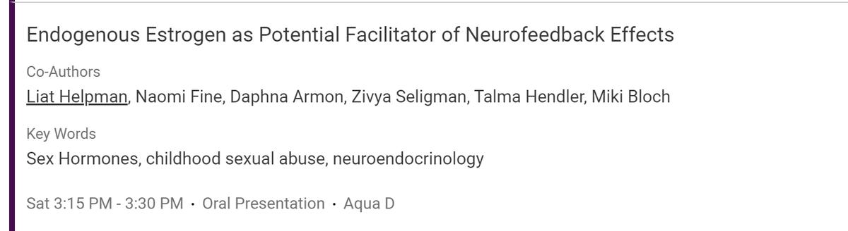 HelpmanLiat's tweet photo. Hi, #SOBP2023 - if you're interested in the way in which estrogen may be involved in neural, clinical and behavioral response to neuromodulation - check out my talk tomorrow! https://t.co/p8KkgESt2e