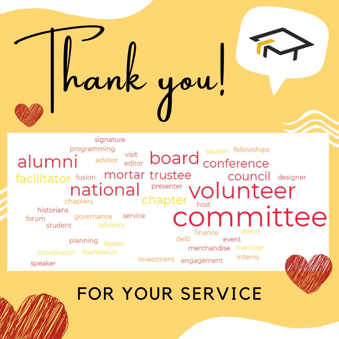 We are grateful for our volunteers! Thank you for your hard work, encouragement, and the wonderful example you set for others. We are stronger because of you. #VolunteerAppreciationMonth #MortarBoard #Service #Leadership #ThankYou #Grateful