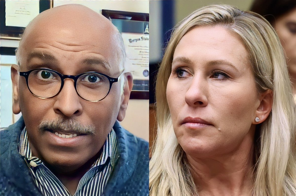 CalltoActivism's tweet image. 🚨🚨🚨BREAKING: Former Republican Chair Michael Steele DESTROYS Marjorie Taylor Greene for suggesting step mothers weren’t real mothers. 

Marjorie Taylor Greene “needs to shut the you know what up and step back,” he said. 

Then it got worse for Marjorie Taylor Greene:

Steele…