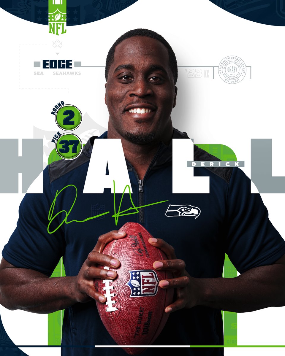 The <a href="/Seahawks/">Seattle Seahawks</a> got their guy 💯

🏹 <a href="/derick_hall9/">Derick Hall II</a> 

#AuburnMade🦅 | #NFLDraft