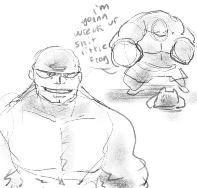 Mike Boxin, frog wrestler extraordinaire
