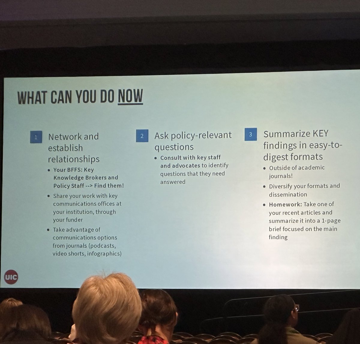 Jennifer Mandelbaum, PhD, MPH (@jenmandelbaum) on Twitter photo Looking to get involved in health policy? <a href="/jfchriqui/">Jamie Chriqui</a> shares three things you can do *now*:
1ļøā£ Network and establish relationships
2ļøā£ Ask policy-relevant questions
3ļøā£ Summarize KEY findings in easy-to-digest formats
#SBM2023 #HealthPolicy <a href="/BehavioralMed/">SBM</a> <a href="/SBMPresident/">SBM President</a> Looking to get involved in health policy? <a href="/jfchriqui/">Jamie Chriqui</a> shares three things you can do *now*:
1ļøā£ Network and establish relationships
2ļøā£ Ask policy-relevant questions
3ļøā£ Summarize KEY findings in easy-to-digest formats
#SBM2023 #HealthPolicy <a href="/BehavioralMed/">SBM</a> <a href="/SBMPresident/">SBM President</a>