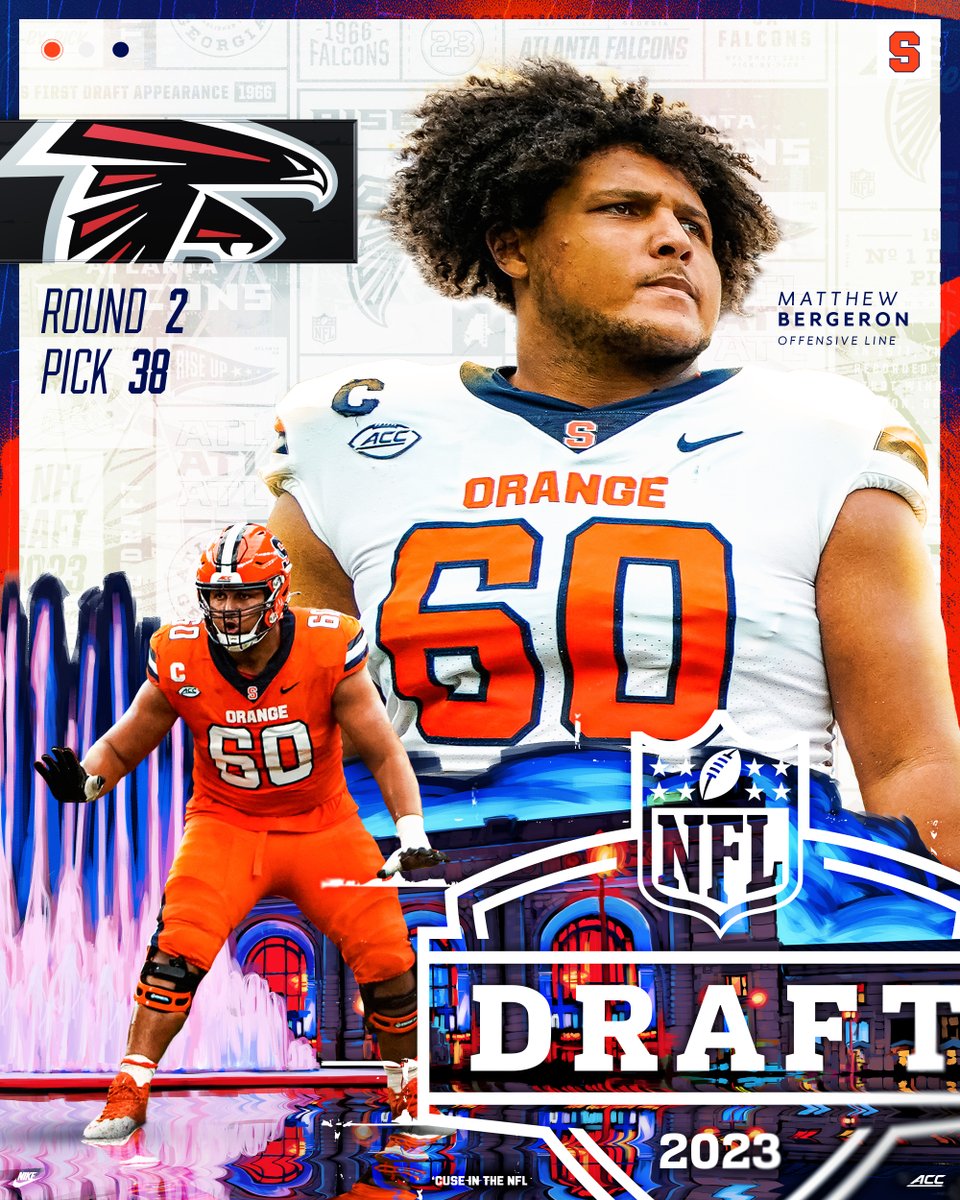 They traded up to get the right guy!

<a href="/MatthewkBerger1/">Matthew Bergeron</a> is headed to the ATL!!

#ProOrange x #NFLDraft