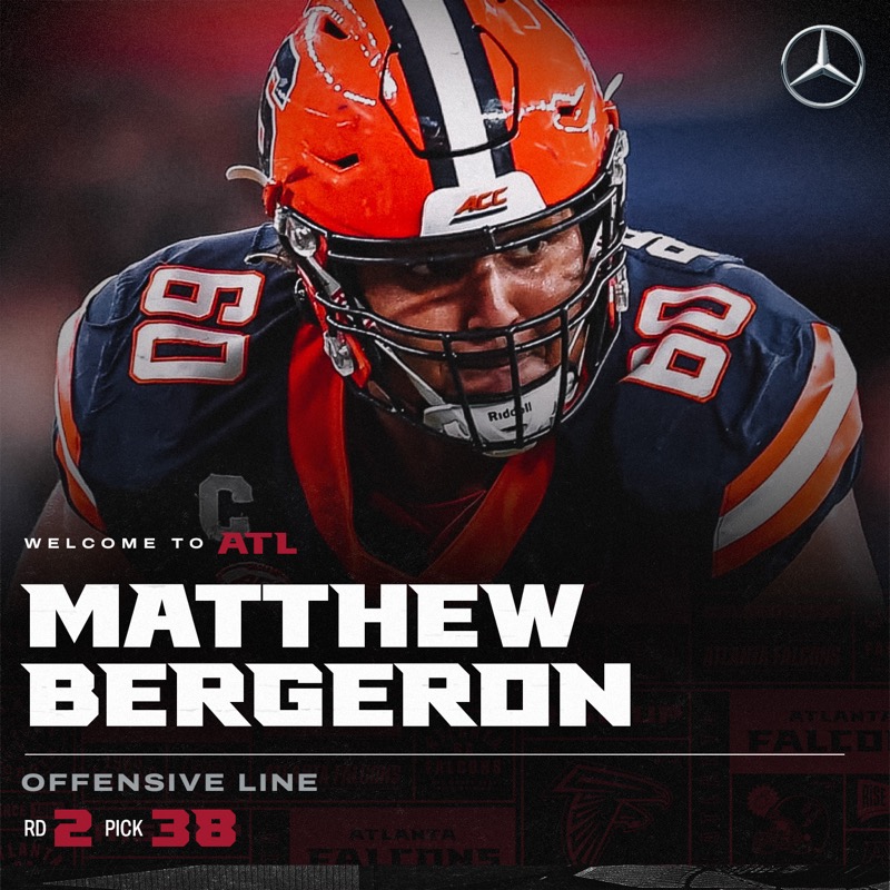AtlantaFalcons's tweet photo. Some more OL talent, eh?

@MatthewkBerger1