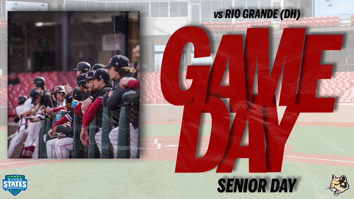 IUKBaseball's tweet photo. 𝐒𝐄𝐍𝐈𝐎𝐑 𝐃𝐀𝐘 ‼️ 

🆚 Rio Grande (DH)
⌚️ 12:00 PM (Game 2 follows)
🏟 Kokomo Municipal Stadium
📺 https://t.co/HNlY1UfXaD
📊 https://t.co/oeuoRjcXrv

#RollCougs https://t.co/85kKtN61w2