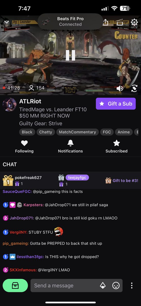 Teejielean's tweet photo. We lit!!!!!! @ATLRiot_ https://t.co/AEBqIzDXQ8