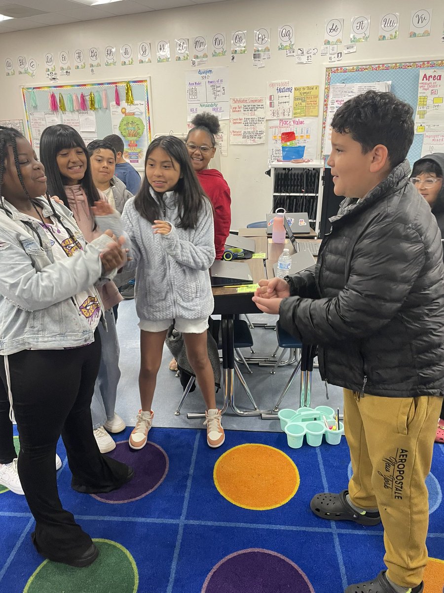 MrsFranklin18's tweet photo. Intense rock paper scissors competition today! If we lost, we had to go cheer on our opponent at their next challenge! @rhandrewselem https://t.co/fRC6dKOmnL