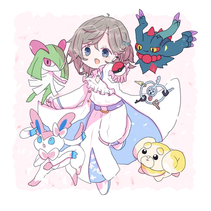 勝負!  #かな絵